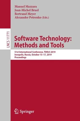 Abbildung von Mazzara / Bruel | Software Technology: Methods and Tools | 1. Auflage | 2019 | beck-shop.de
