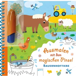 Abbildung von Ausmalen mit dem magischen Pinsel. Bauernhoftiere | 1. Auflage | 2020 | beck-shop.de