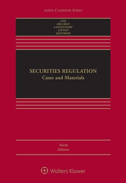Abbildung von Cox / Hillman | Securities Regulation | 9. Auflage | 2019 | beck-shop.de