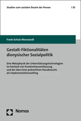 Abbildung von Schulz-Nieswandt | Gestalt-Fiktionalitäten dionysischer Sozialpolitik | 1. Auflage | 2019 | 33 | beck-shop.de