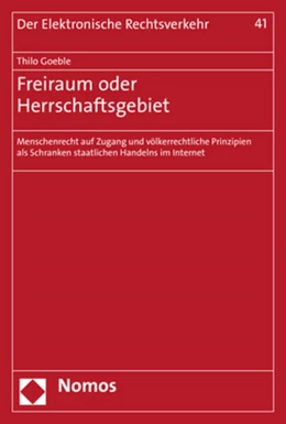 Abbildung von Goeble | Freiraum oder Herrschaftsgebiet | 1. Auflage | 2019 | beck-shop.de