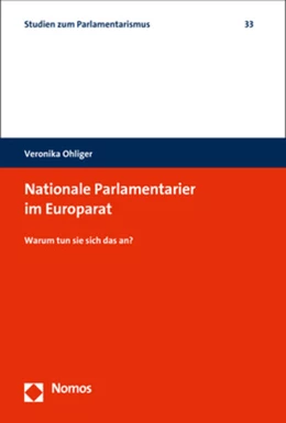 Abbildung von Ohliger | Nationale Parlamentarier im Europarat | 1. Auflage | 2019 | 33 | beck-shop.de