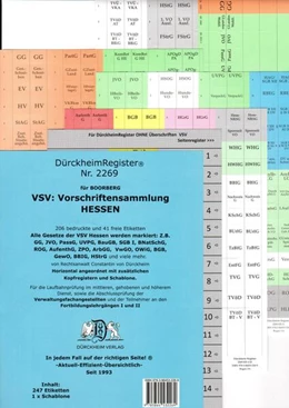 Abbildung von Dürckheim | DürckheimRegister® VSV HESSEN (2019), BOORBERG Verlag | 1. Auflage | 2019 | beck-shop.de
