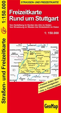 Abbildung von Rund um Stuttgart - Freizeit- und Strassenkarte 1:150.000 | 4. Auflage | 2020 | beck-shop.de