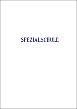 Abbildung von Bader / Hölzl | Spezialschule | 1. Auflage | 2019 | beck-shop.de