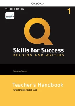 Abbildung von Lawson | Q: Skills for Success: Level 1: Reading and Writing Teacher's Handbook with Teacher's Access Card | 3. Auflage | 2020 | beck-shop.de