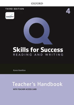 Abbildung von Hamilton | Q: Skills for Success: Level 4: Reading and Writing Teacher's Handbook with Teacher's Access Card | 3. Auflage | 2020 | beck-shop.de