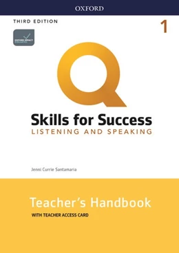 Abbildung von Santamaria | Q: Skills for Success: Level 1: Listening and Speaking Teacher's Handbook with Teacher's Access Card | 3. Auflage | 2020 | beck-shop.de