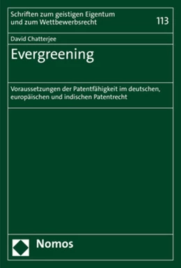 Abbildung von Chatterjee | Evergreening | 1. Auflage | 2019 | 113 | beck-shop.de