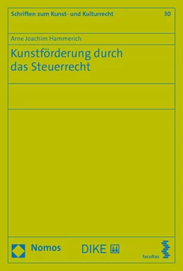 Abbildung von Hammerich | Kunstförderung durch das Steuerrecht | 1. Auflage | 2019 | 30 | beck-shop.de