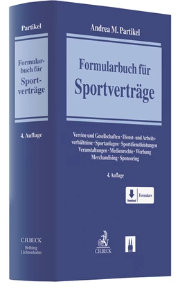 Abbildung von Partikel | Formularbuch für Sportverträge | 4. Auflage | 2021 | beck-shop.de