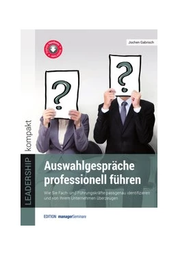 Abbildung von Gabrisch | Auswahlgespräche professionell führen | 1. Auflage | 2020 | beck-shop.de