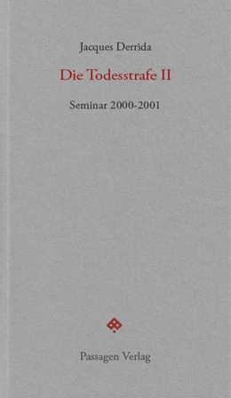 Abbildung von Derrida | Die Todesstrafe II | 1. Auflage | 2023 | beck-shop.de