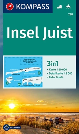 Abbildung von KOMPASS-Karten GmbH | KOMPASS Wanderkarte 728 Insel Juist 1:20.000 | 1. Auflage | 2020 | beck-shop.de