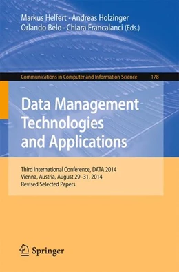 Abbildung von Helfert / Holzinger | Data Management Technologies and Applications | 1. Auflage | 2015 | beck-shop.de