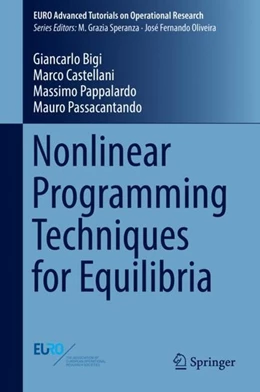 Abbildung von Bigi / Castellani | Nonlinear Programming Techniques for Equilibria | 1. Auflage | 2018 | beck-shop.de