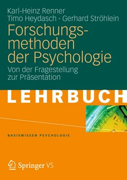 Abbildung von Renner / Heydasch | Forschungsmethoden der Psychologie | 1. Auflage | 2012 | beck-shop.de