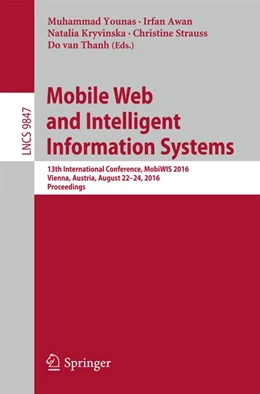 Abbildung von Younas / Awan | Mobile Web and Intelligent Information Systems | 1. Auflage | 2016 | beck-shop.de