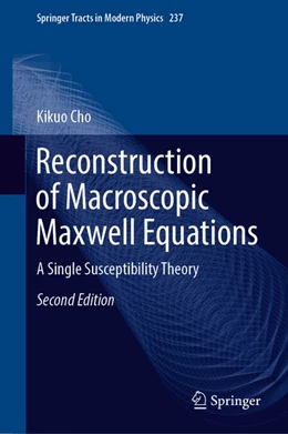 Abbildung von Cho | Reconstruction of Macroscopic Maxwell Equations | 2. Auflage | 2018 | beck-shop.de