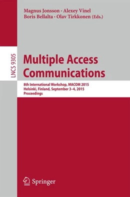 Abbildung von Jonsson / Vinel | Multiple Access Communications | 1. Auflage | 2015 | beck-shop.de