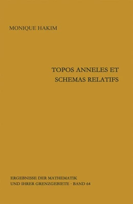 Abbildung von Hakim | Topos anneles et schemas relatifs | 1. Auflage | 2019 | beck-shop.de