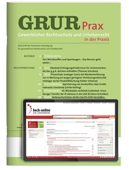 Abbildung von GRUR-Prax | 10. Auflage | 2025 | beck-shop.de