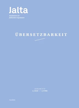 Abbildung von Brumlik / Chernivsky | Übersetzbarkeit | 1. Auflage | 2020 | beck-shop.de