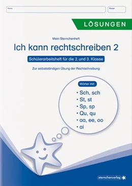 Abbildung von Langhans | Ich kann rechtschreiben 2 - Lösungen - Schülerarbeitsheft für die 2. und 3. Klasse | 1. Auflage | 2019 | beck-shop.de