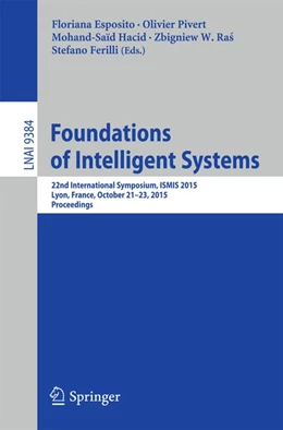 Abbildung von Esposito / Pivert | Foundations of Intelligent Systems | 1. Auflage | 2015 | beck-shop.de