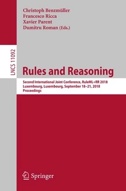 Abbildung von Benzmüller / Ricca | Rules and Reasoning | 1. Auflage | 2018 | beck-shop.de