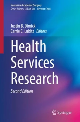Abbildung von Dimick / Lubitz | Health Services Research | 2. Auflage | 2020 | beck-shop.de