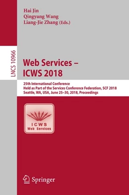 Abbildung von Jin / Wang | Web Services - ICWS 2018 | 1. Auflage | 2018 | beck-shop.de