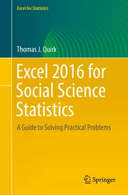 Abbildung von Quirk | Excel 2016 for Social Science Statistics | 1. Auflage | 2016 | beck-shop.de