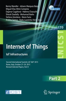 Abbildung von Mandler / Marquez-Barja | Internet of Things. IoT Infrastructures | 1. Auflage | 2016 | beck-shop.de