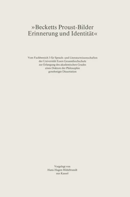 Abbildung von Hildebrandt | Becketts Proust-Bilder | 1. Auflage | 2017 | beck-shop.de
