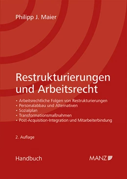 Abbildung von Maier | Restrukturierungen und Arbeitsrecht | 2. Auflage | 2019 | beck-shop.de