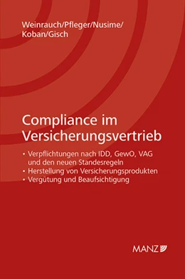 Abbildung von Weinrauch / Pfleger | Compliance im Versicherungsvertrieb | 1. Auflage | 2019 | beck-shop.de