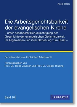 Abbildung von Rech / Thesing | Die Arbeitsgerichtsbarkeit der evangelischen Kirche | 1. Auflage | 2020 | beck-shop.de