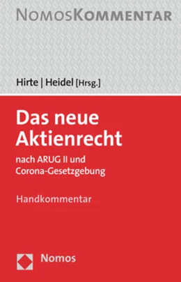 Abbildung von Hirte / Heidel (Hrsg.) | Das neue Aktienrecht | 1. Auflage | 2020 | beck-shop.de