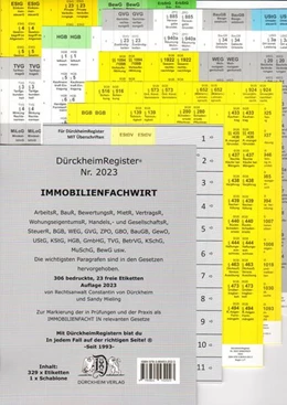 Abbildung von Dürckheim | DürckheimRegister® IMMOBILIENFACHWIRT Griffregister (2019/2020) | 1. Auflage | 2019 | beck-shop.de
