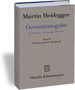 Abbildung von Heidegger / Jaeger | Einführung in die Metaphysik (Sommersemester 1935) | 2. Auflage | 2020 | beck-shop.de