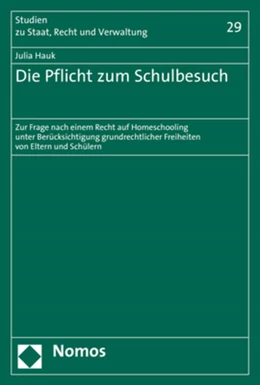 Abbildung von Hauk | Die Pflicht zum Schulbesuch | 1. Auflage | 2020 | 29 | beck-shop.de