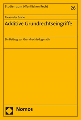 Abbildung von Brade | Additive Grundrechtseingriffe | 1. Auflage | 2020 | 26 | beck-shop.de