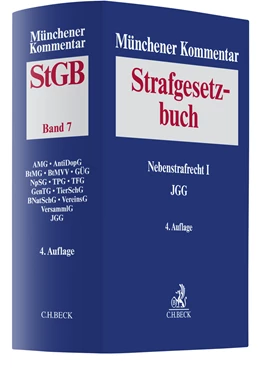 Abbildung von Münchener Kommentar zum Strafgesetzbuch: StGB, Band 7: Nebenstrafrecht I, JGG (Auszug) | 4. Auflage | 2022 | beck-shop.de