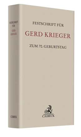 Abbildung von Festschrift für Gerd Krieger zum 70. Geburtstag | 1. Auflage | 2020 | beck-shop.de