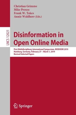 Abbildung von Grimme / Preuss | Disinformation in Open Online Media | 1. Auflage | 2020 | beck-shop.de