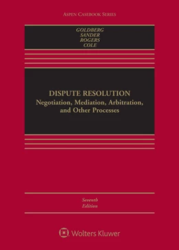 Abbildung von Goldberg / Sander | Dispute Resolution | 7. Auflage | 2020 | beck-shop.de