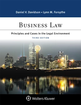 Abbildung von Davidson / Forsythe | Business Law | 3. Auflage | 2020 | beck-shop.de