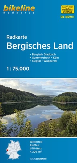 Abbildung von Verlag | Radkarte Bergisches Land (RK-NRW11) | 2. Auflage | 2020 | beck-shop.de