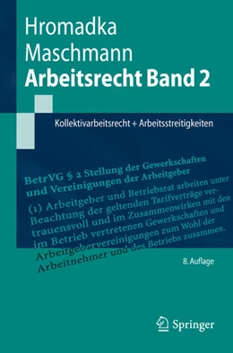 Abbildung von Maschmann / Hromadka | Arbeitsrecht Band 2 | 8. Auflage | 2020 | beck-shop.de